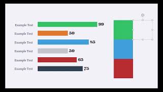 Create Stunning Bar Chart + Matrix Diagram in PowerPoint | Easy Data Visualization Trick