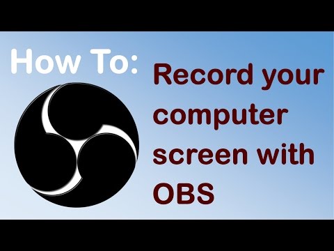 Record Your Computer Screen With OBS