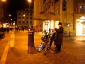 Trumpet player　on the street.　路上のトランペット演奏者