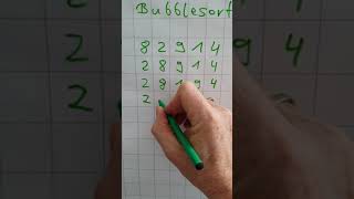 Erklärung Bubblesort