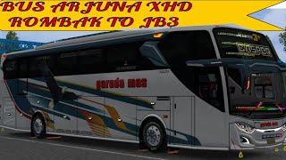 TERBANG BERSAMA GARUDA MAS 🤭 || BUS ARJUNA XHD ROMBAK TO JB3 screenshot 3