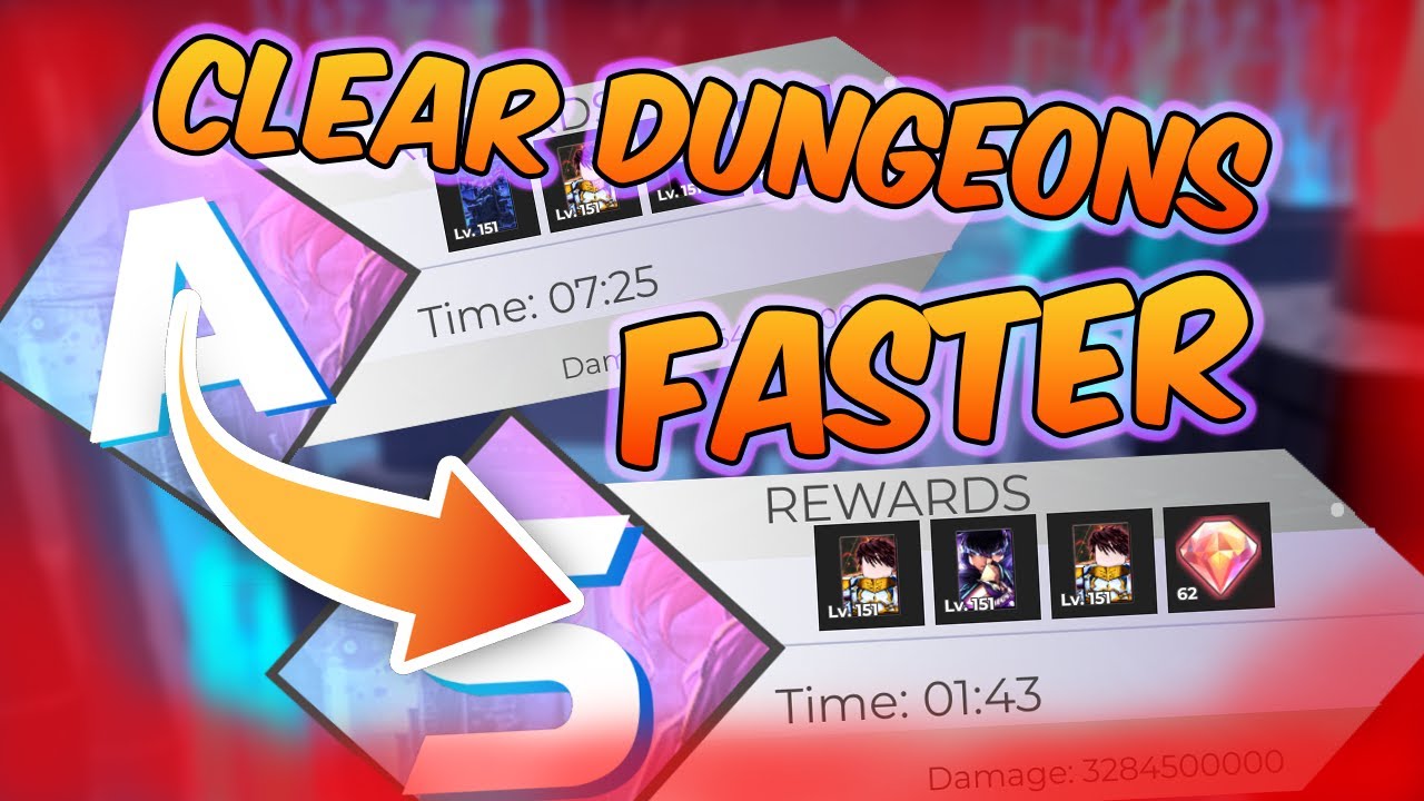 How to clear dungeons FASTER in ANIME DIMENSIONS - YouTube