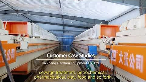 fully automatic high pressure quick opening membrane filter press