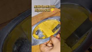 Mysore Pak Recipe 😍 | 3 Ingredient Sweet in Minutes | Soft &amp; Melt-in-Mouth #mysorepak #food #sweets