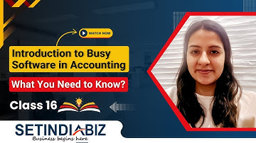 🖥️ BUSY Accounting Software Tutorial | GST & Inventory | Setindiabiz Academy