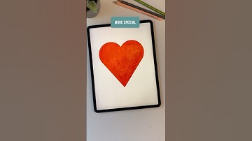 How to CREATE the PERFECT HEART in PROCREATE!  #procreate #procreateart #procreatetutorials