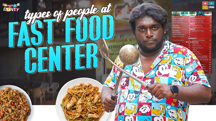 Types of People at Fast Food Center || Bumchick Bunty || Tamada Media