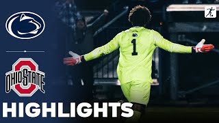 Penn State vs Ohio State | NCAA College Soccer | Highlights  November 08, 2023