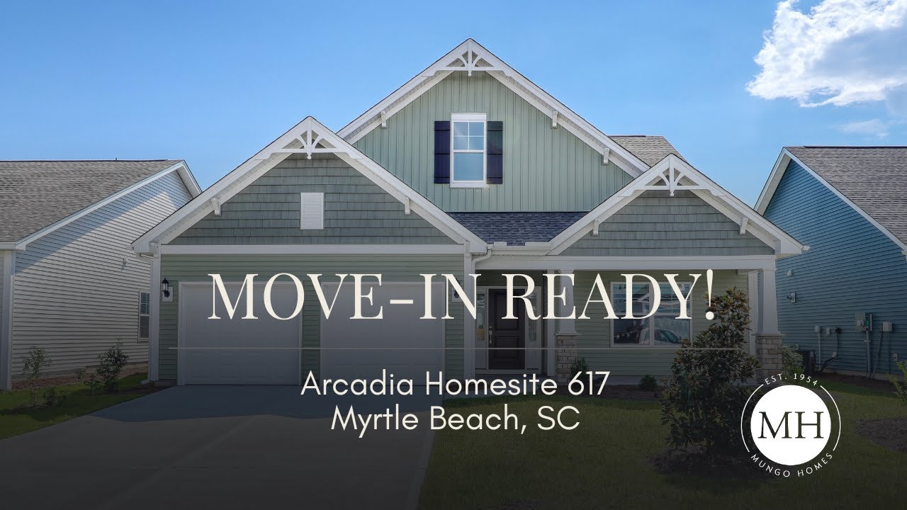 MOVE-IN READY New Home in Myrtle Beach, SC by Mungo Homes! 1083 Laconic Drive