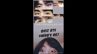 Quiz Tebak Mata Member Bts