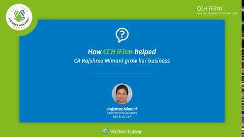 CCH iFirm advantage and practices