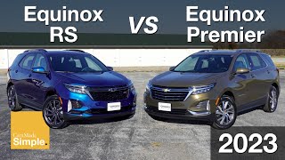 2023 Chevy Equinox RS vs Premier | Side by Side Trim Comparison!