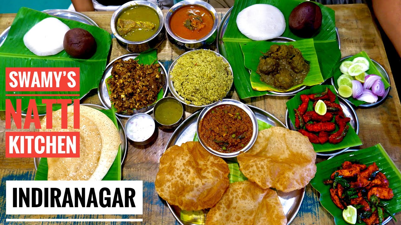 புஸ்ன்னு சுட்ட பூரி சுவையான மட்டன் கீமா | SWAMY'S NAATI KITCHEN  INDIRANAGAR