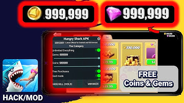 Hungry Shark Hack/MOD Tutorial ✅ Get Free Gems & Coins on iOS & Android
