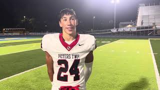 Peters Township WR Nick McCullough Talks After Comeback Win Over Canon-McMillan in Season-Opener