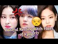 5 kpop idols got hated for their resting bface