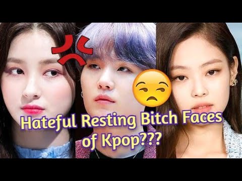 5 Kpop idols got Hated for their Resting B-Face