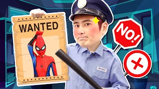 [강이 경찰] 폴리를 훔쳐간 스파이더맨을 잡아요!! ㅣ Pretend Play Police Chase Story and Costume Dress Up