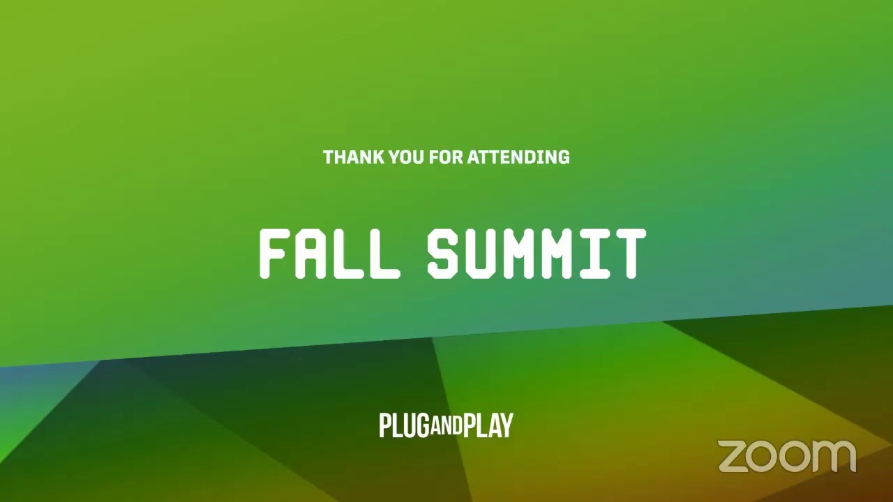 Plug and Play's Fall Summit 2020