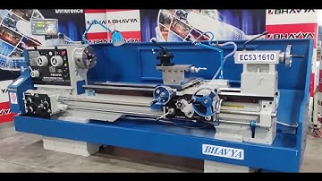 Speedy and Bulk Production with All Geared Lathe Machine - EC53 1610