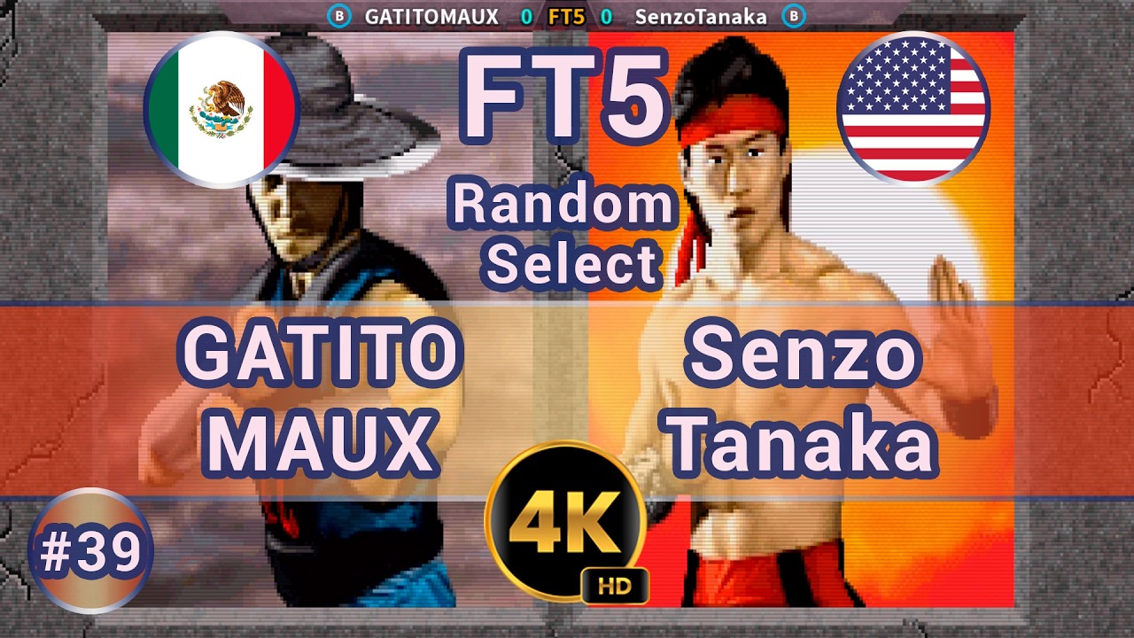 MK2 - 🇲🇽 GATITOMAUX vs SenzoTanaka 🇺🇸 FT5 /4K 60 FPS #mk2 #mortalkombat2 #t99hex #t99h #team99hits