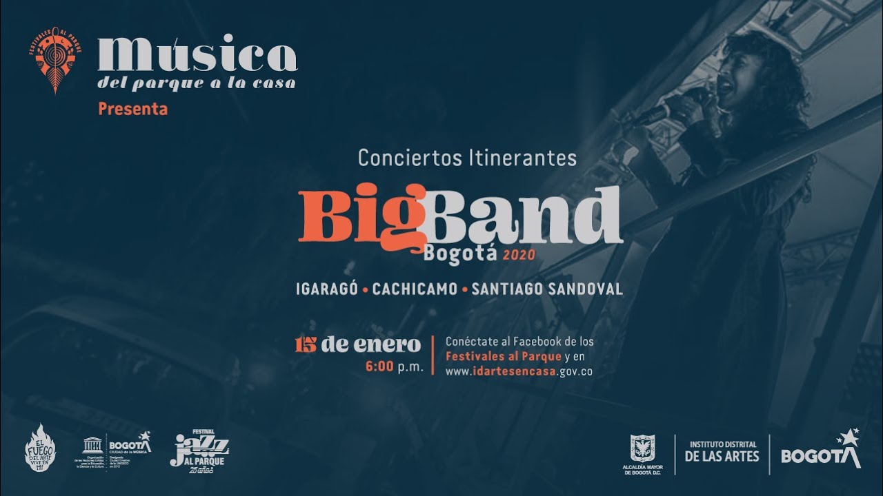 Conciertos itinerantes Big Band Bogotá 2020