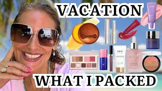 WHAT I PACKED FOR MY VACATION | Beauty, Makeup & Skincare