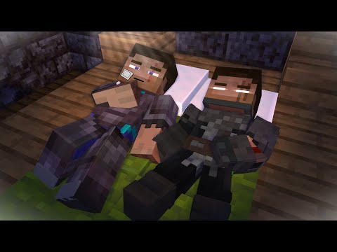 ⭐✨ Reflections - Herobrine x Steve 🤍🌙 (Kinda lazy lol)
