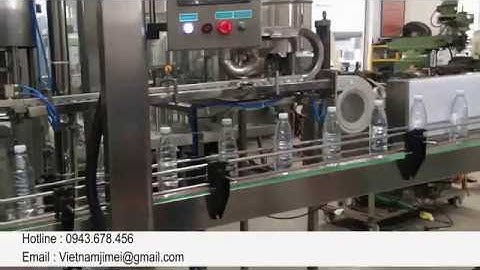 Máy chiết rót 3 trong 1 nước đóng chai