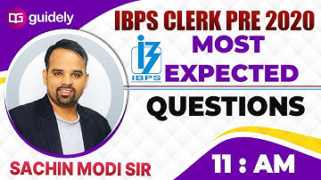11 AM - Most Expected Reasoning Questions | IBPS CLERK 2020 | Sachin Modi Reasoning