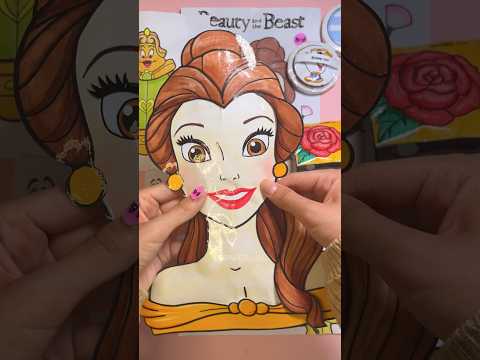 Beauty and the Beast Makeup Blind bag 미녀와야수 벨 메이크업 블라인드백 #beautyandthebeast #papercraft #diy #disney