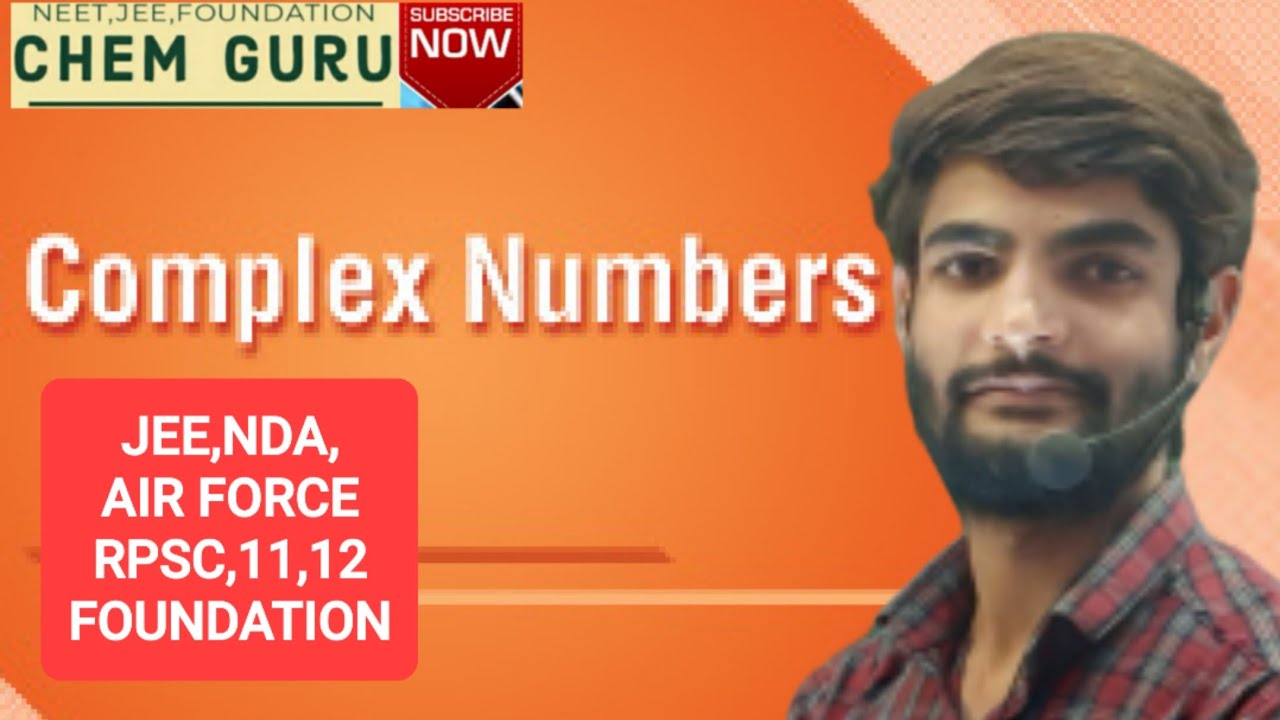 Complex number jee math by sonu sir chemguru youtube