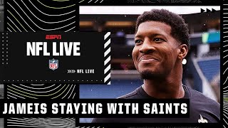 Jameis Winston returning to Saints on 2-year deal – Adam Schefter | NFL Live