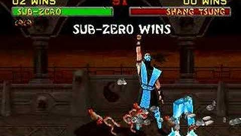 Mortal Kombat II Sub Zero Fatality 1