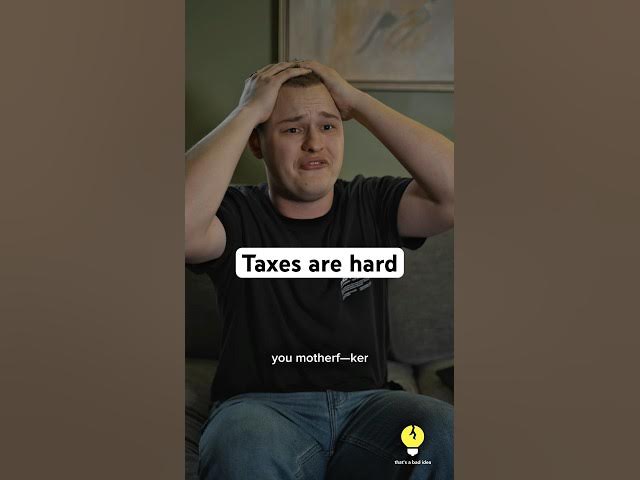 He doesn’t really do the whole tax thing #comedy #relatable #shorts