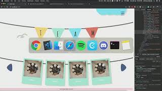 Daily Coding Timelapse #2 | Website with ReactJS + react-spring animations