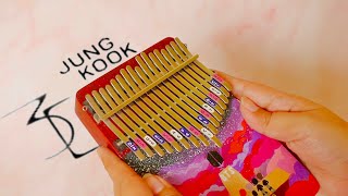 정국 (Jung Kook) '3D (feat. Jack Harlow)' Kalimba Cover with Tabs Resimi