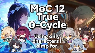 True 0-Cycle MoC 12 Using Only Characters I Like ft. Hysilens & Anaxa | Honkai Star Rail v3.4