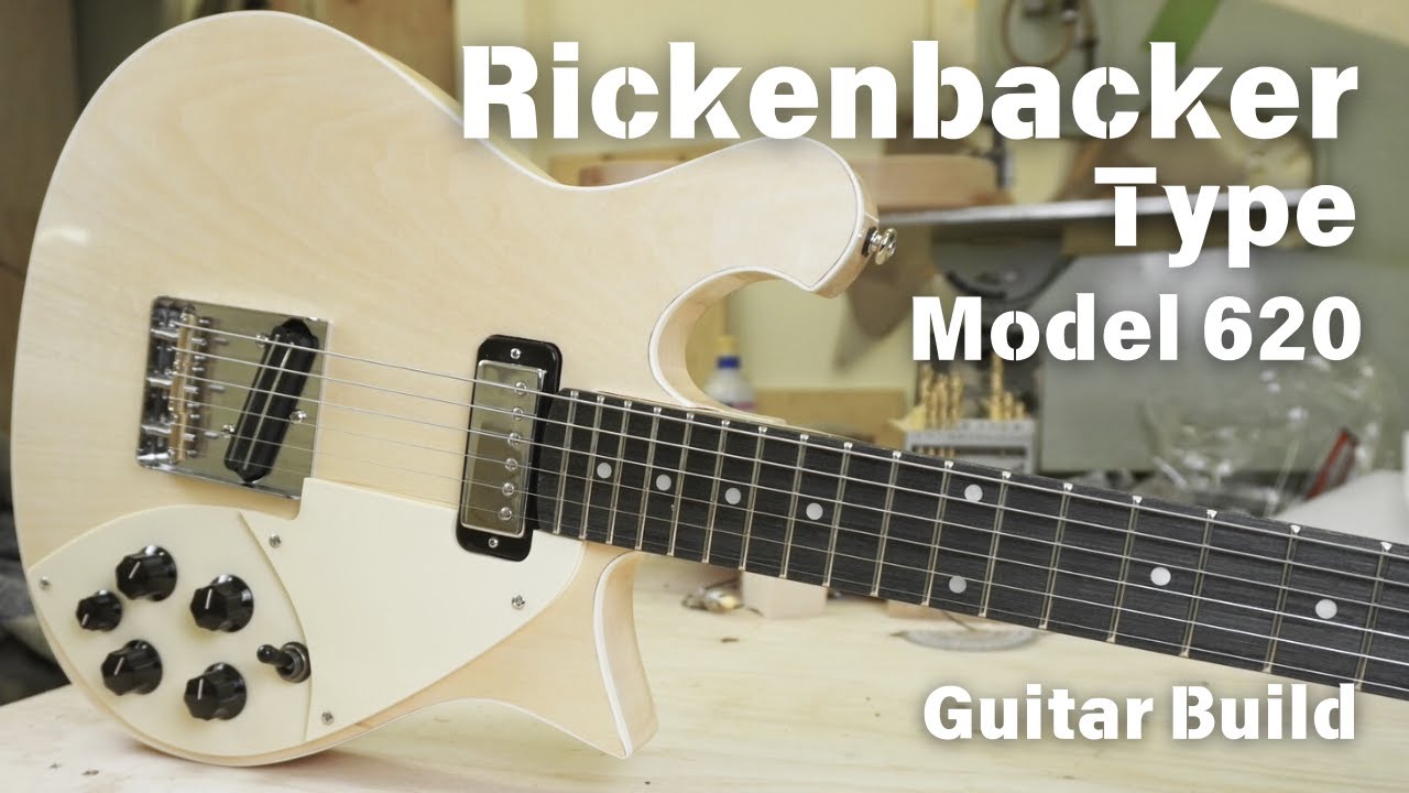 【Guitar Build】I built a Rickenbacker 620 Type from a template. - YouTube