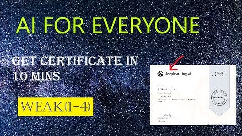AI For Everyone Quiz Answers and Assignment Solutions || Deeplearning.ai