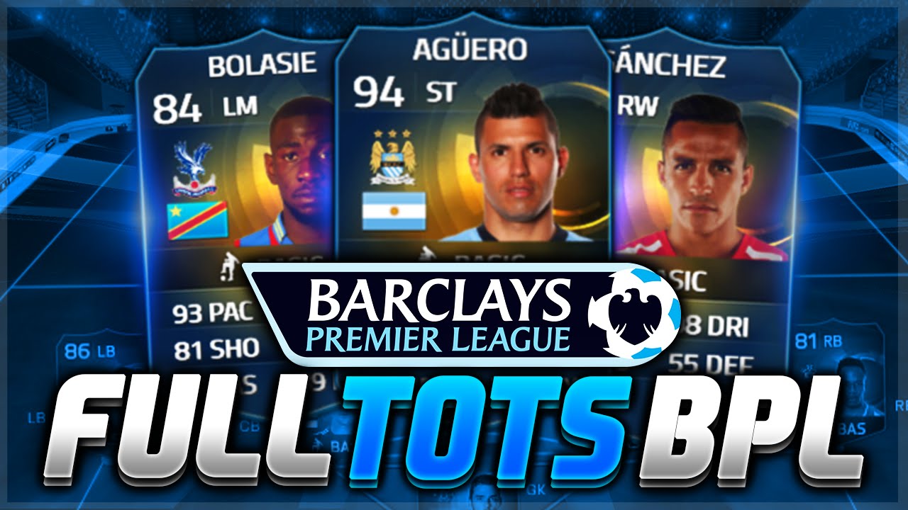 Fifa 15 Ultimate Team | Full TOTS BPL - YouTube