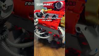 Synchronized pistons are pure therapy#moc #v8engine #legosets #legoengine #buildingblocks #carguys