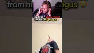 BRO SHOT A GLIZZY OUT HIS THROAT 😭🌭 #shorts #funnyvideos #viral
