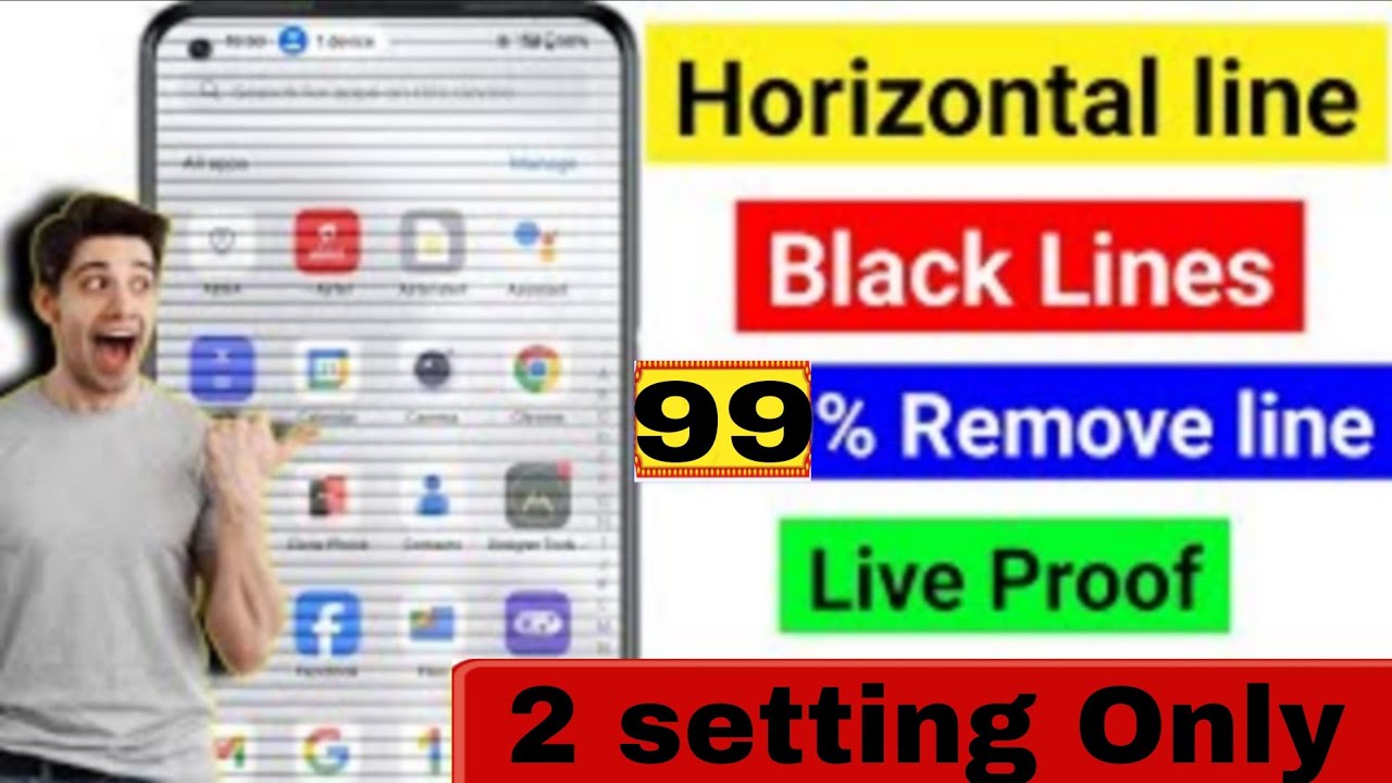 How To Remove Problem Screen how to remove lines from phone screen | how to remove lines on mobile ...