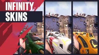 Infinity Skins Showcase [4K] - Valorant Battlepass Skins
