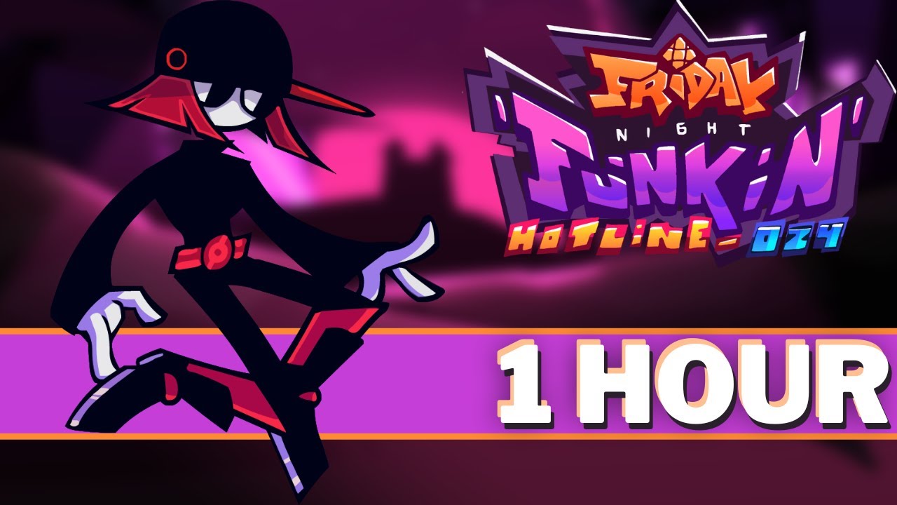 DEATHMATCH FNF 1 HOUR Songs (FNF Mod Music OST VS Nikku Hotline 024