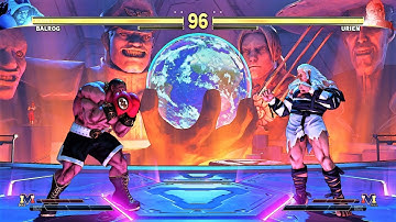 Balrog vs Urien (Hardest AI) - Street Fighter V