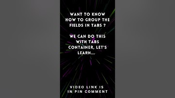 How to Use Tabs Container Form Template in Oracle APEX Application | #shorts #beenumlearning