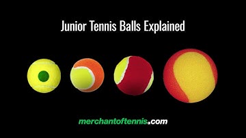 Junior Tennis Balls Explained Overview