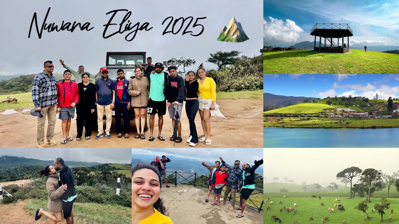 Vlog 10: Moon Plains යන්නනම් එපා 🙅🏻‍♂️ | Nuwara eliya ⛰️ | Moonplains 🍃 | Ambewela Farm 🐄 | Tea ☕️ 